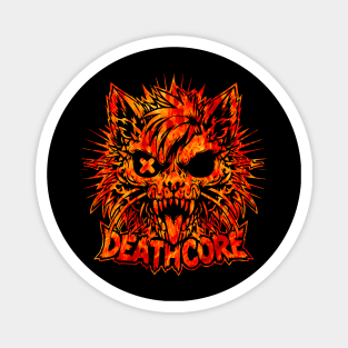 Deathcore Cat | Hardcore Cat | Skater Cat | Fire Cat Magnet